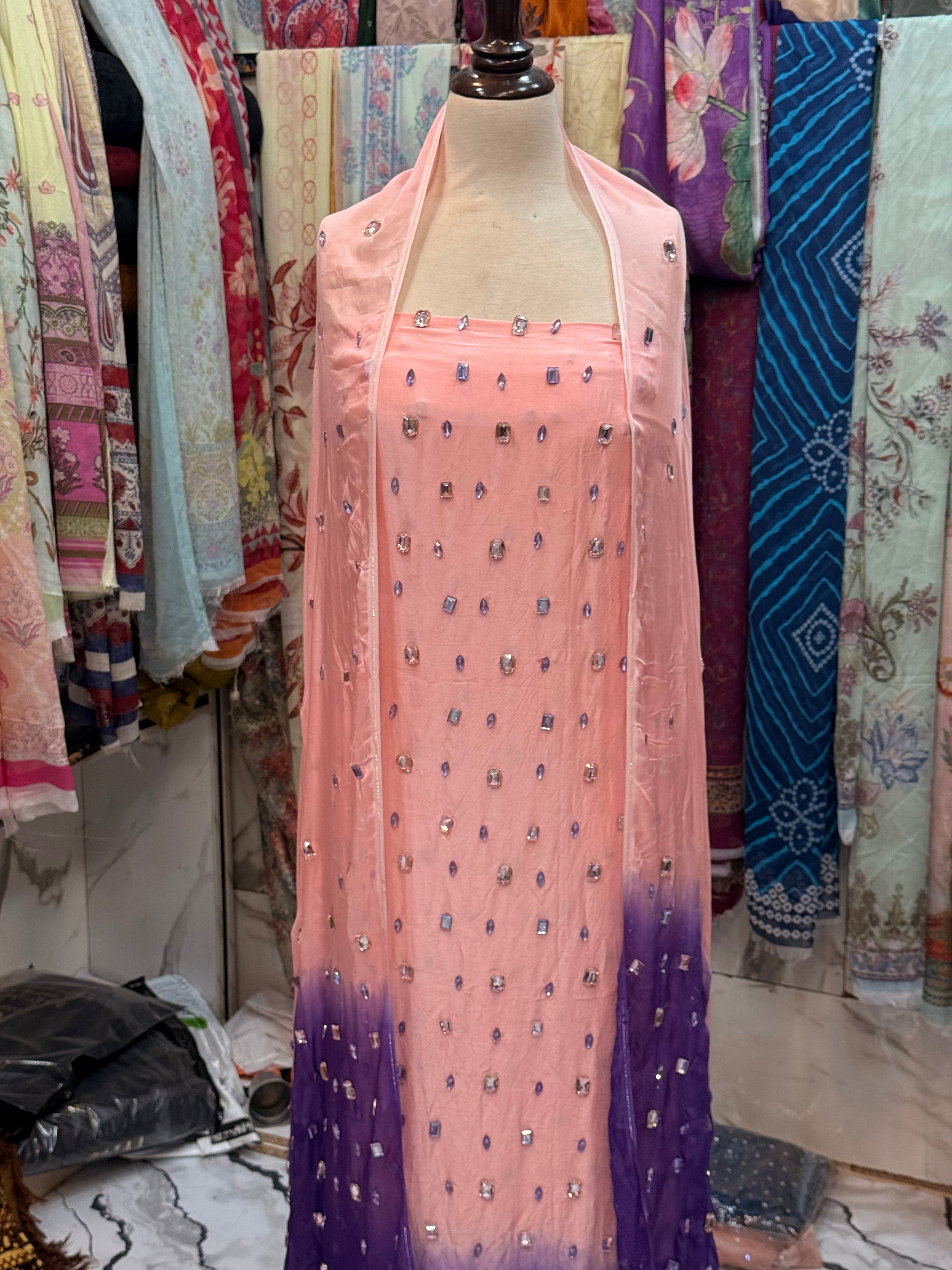Crystal Embellishment Dress