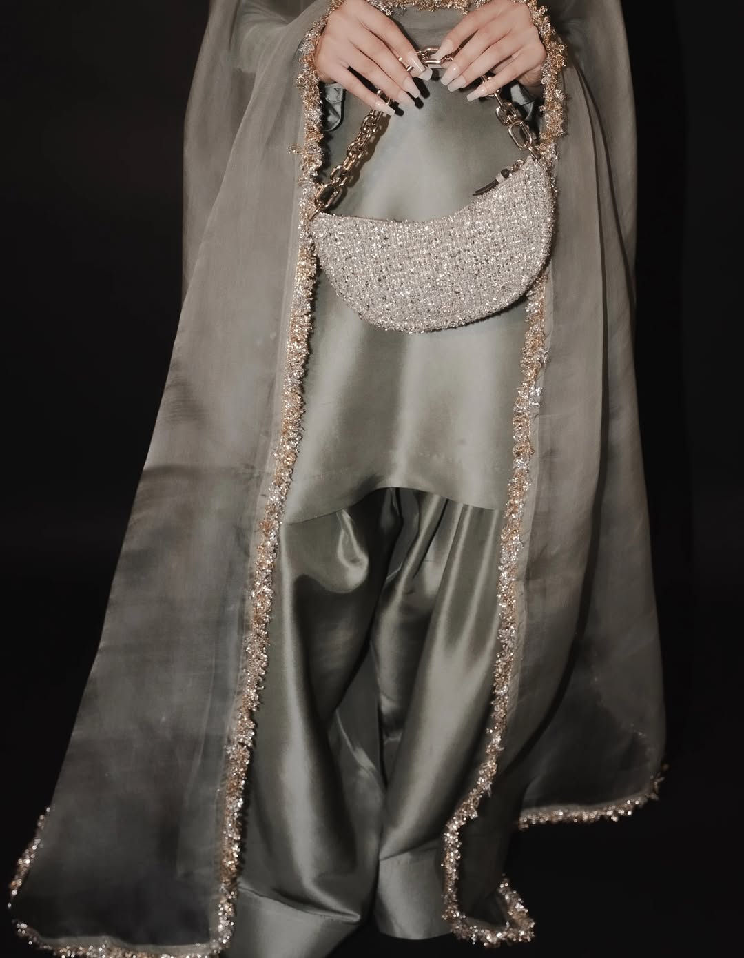 Plain Silk Dress (stiched)