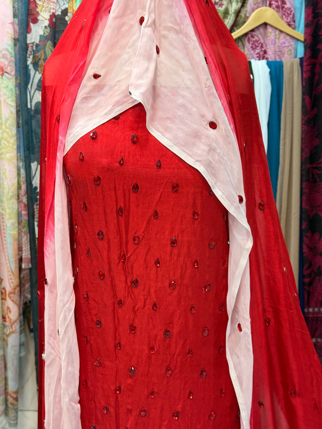 Hand Embellished Dress (unstich)