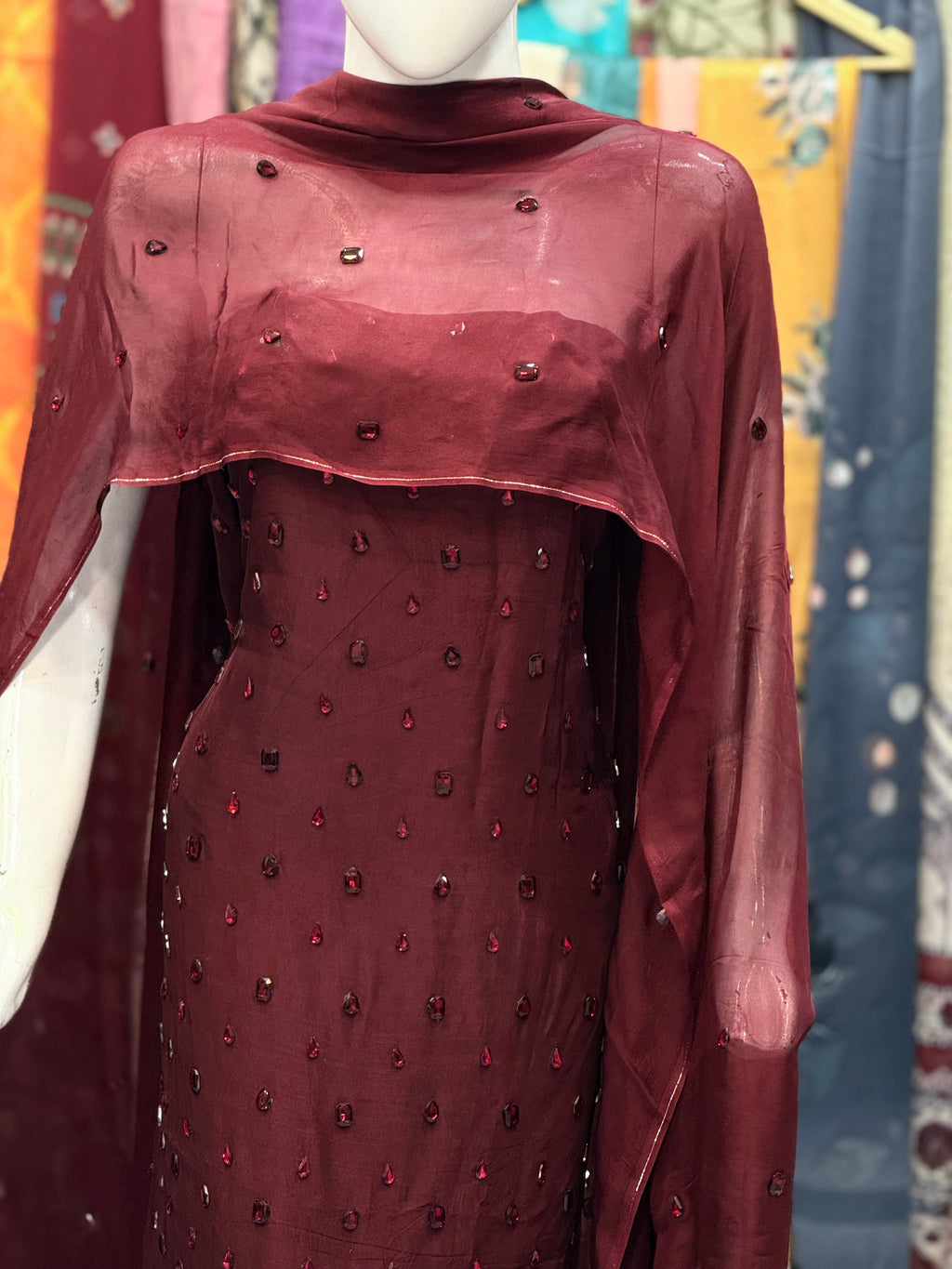 Hand Embelishment Dress (unstich)