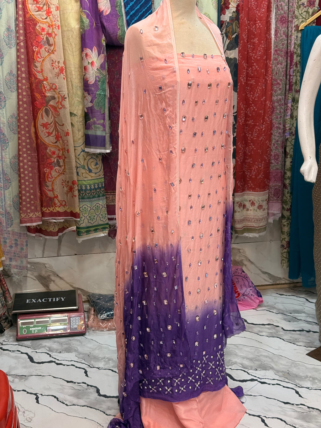Crystal Embellishment Dress