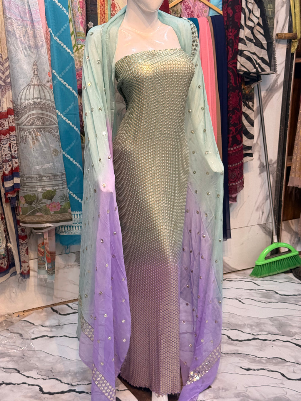 Ombré Sequence Dress