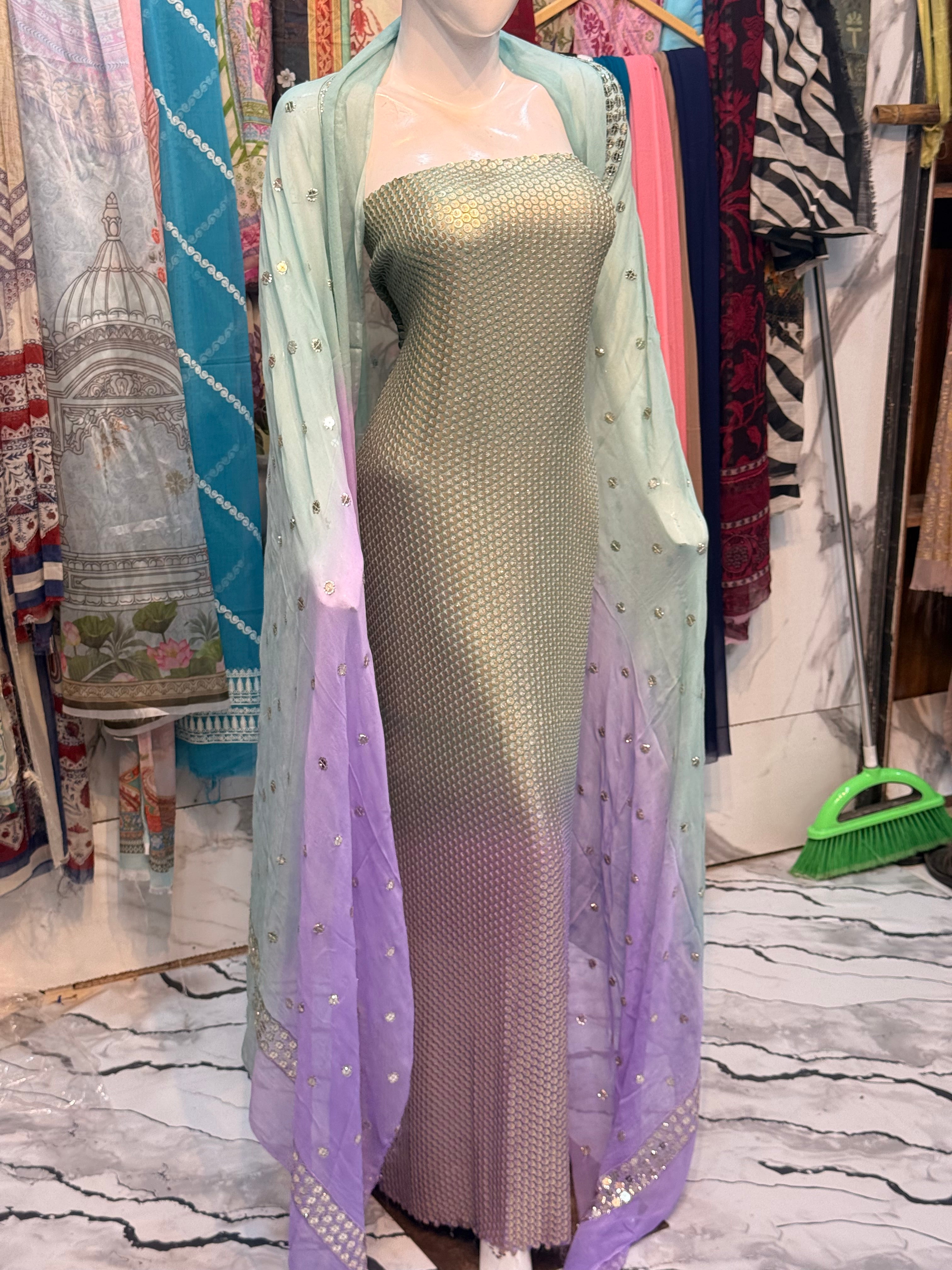 Ombré Sequence Dress