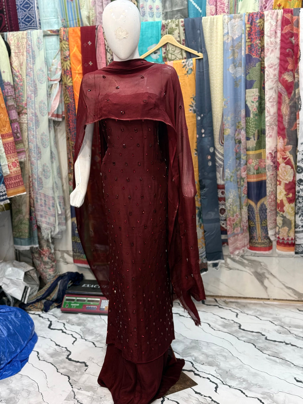 Hand Embelishment Dress (unstich)