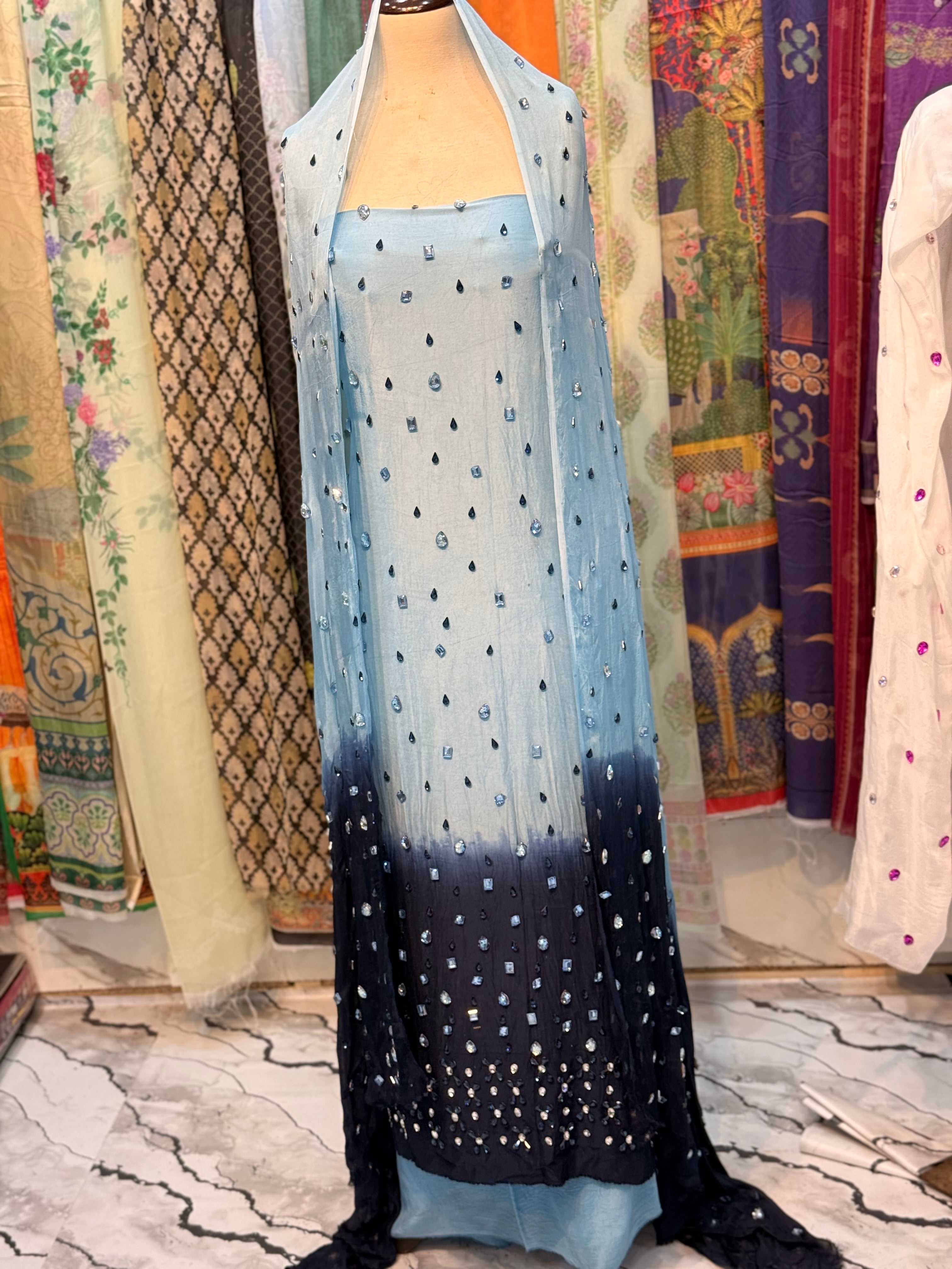 Hand Embellished Dress (unstich)