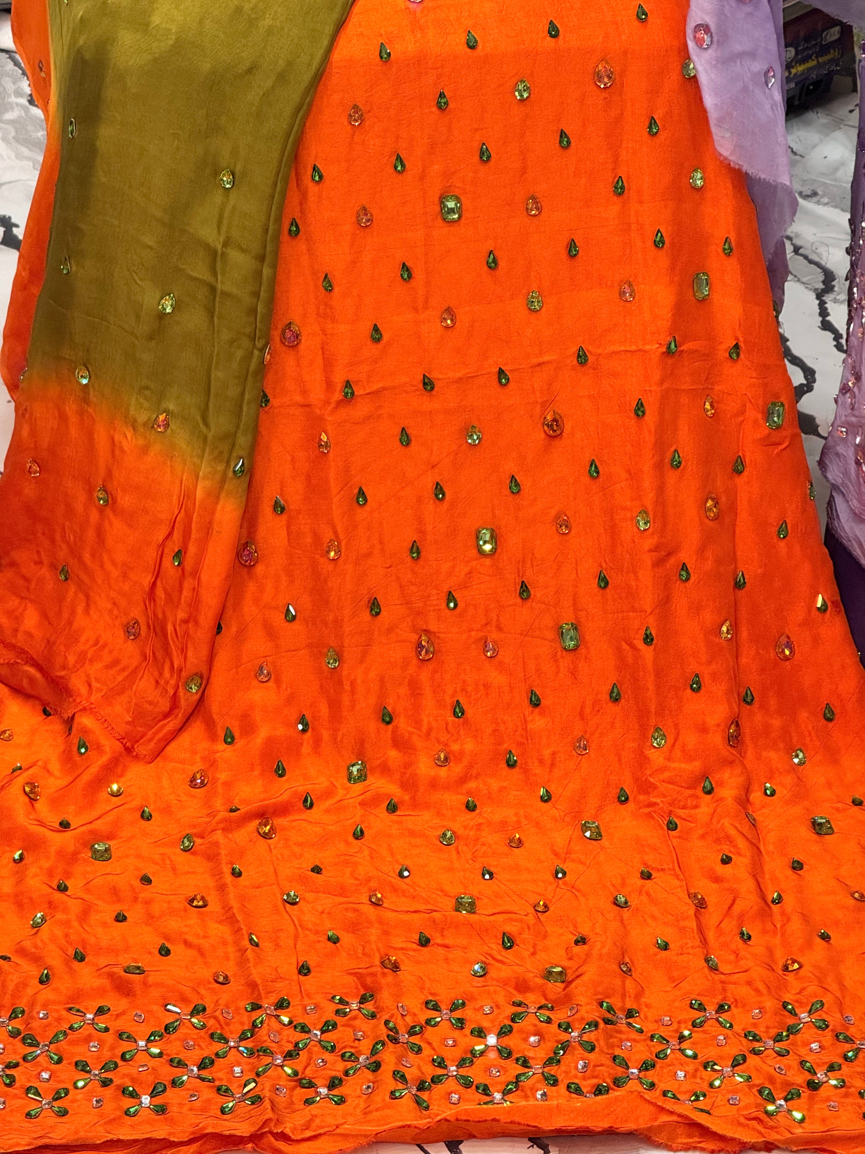 Hand Embelishment Dress (unstich)