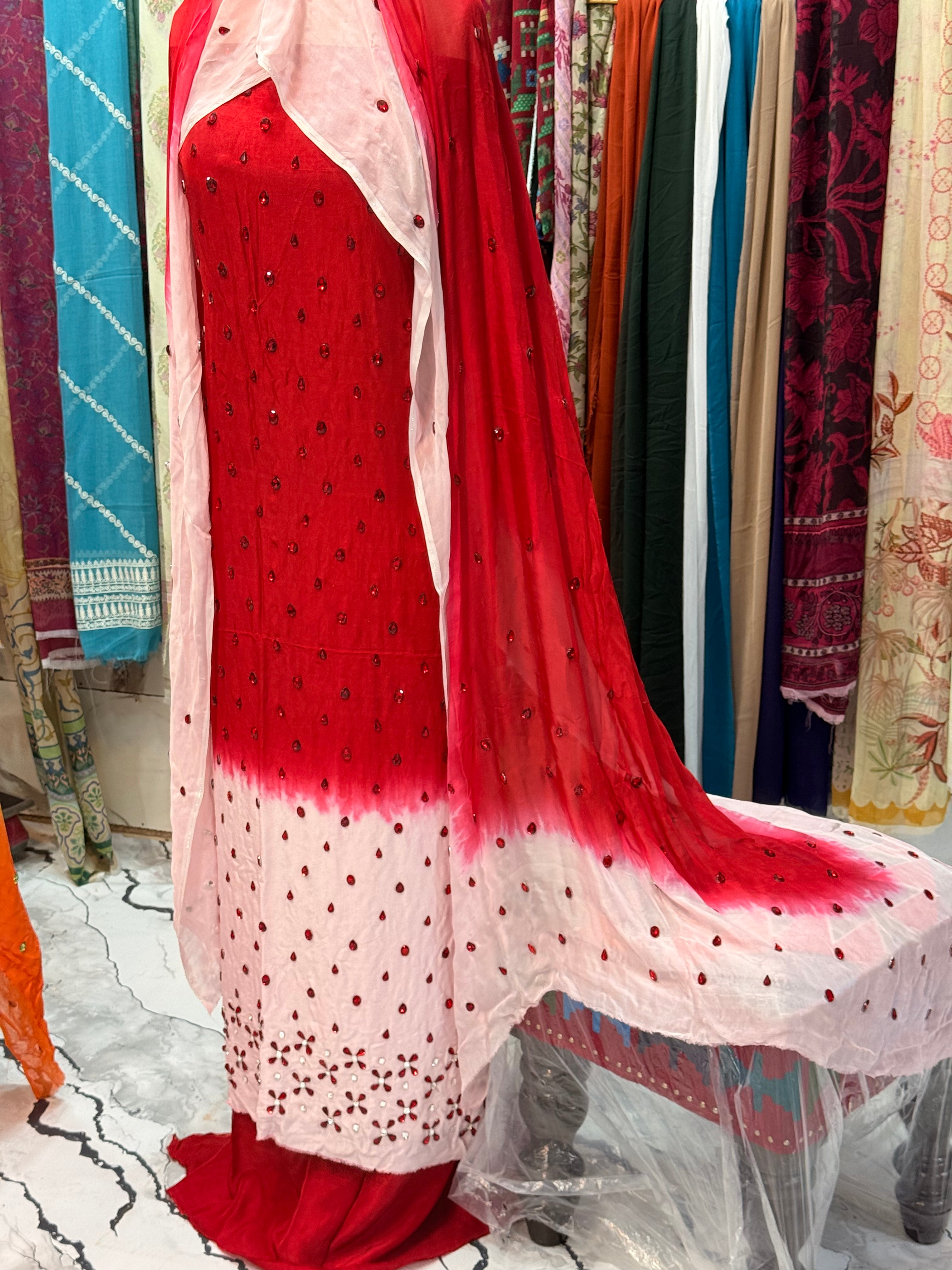 Hand Embellished Dress (unstich)