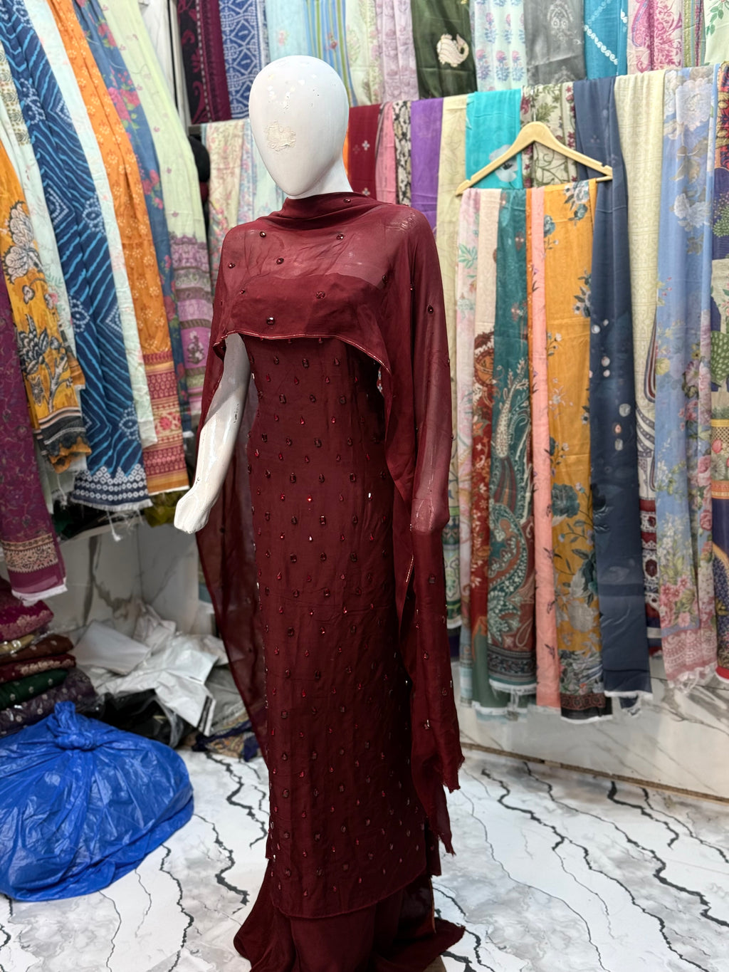 Hand Embelishment Dress (unstich)