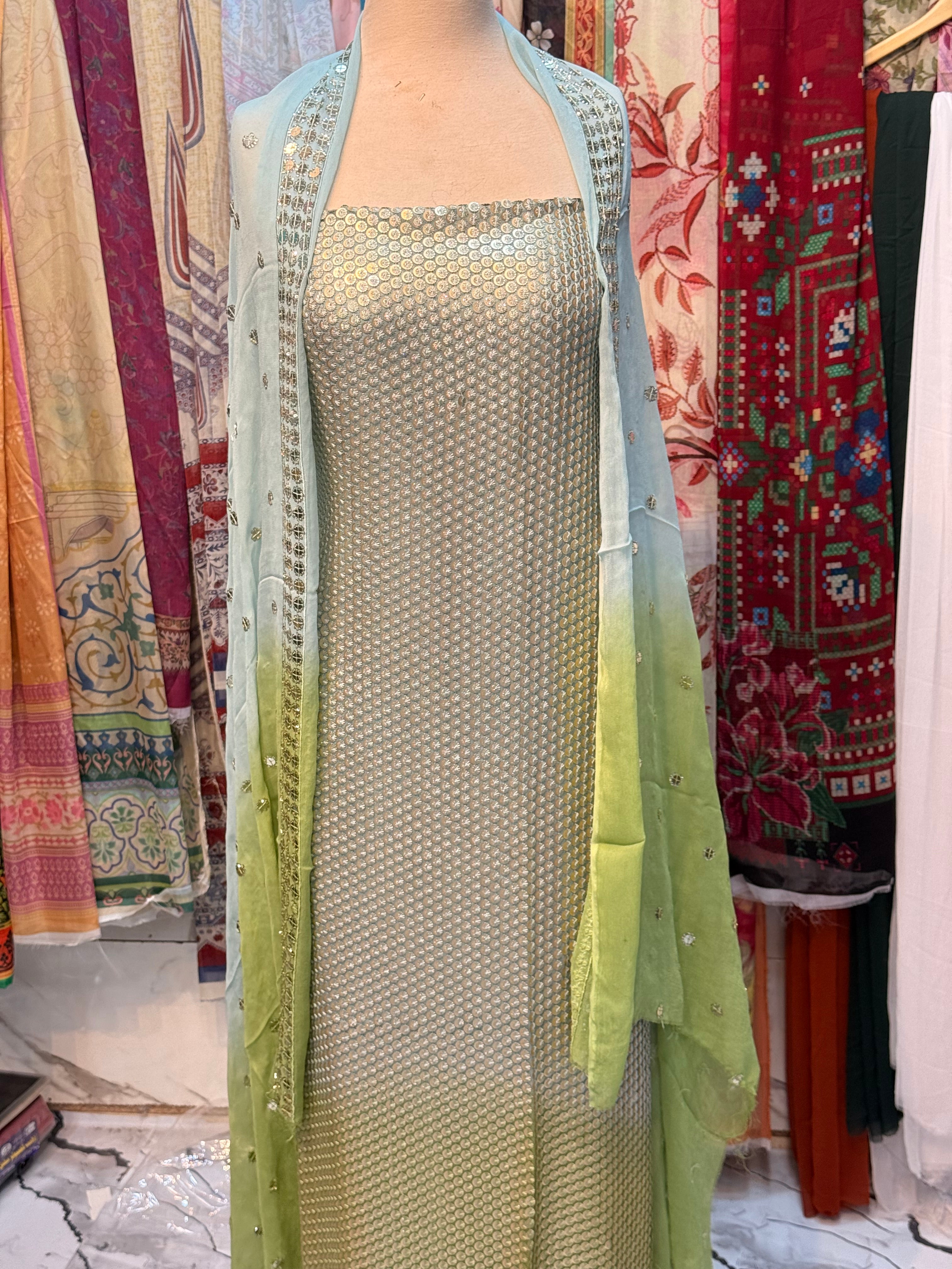 Ombré sequence Dress