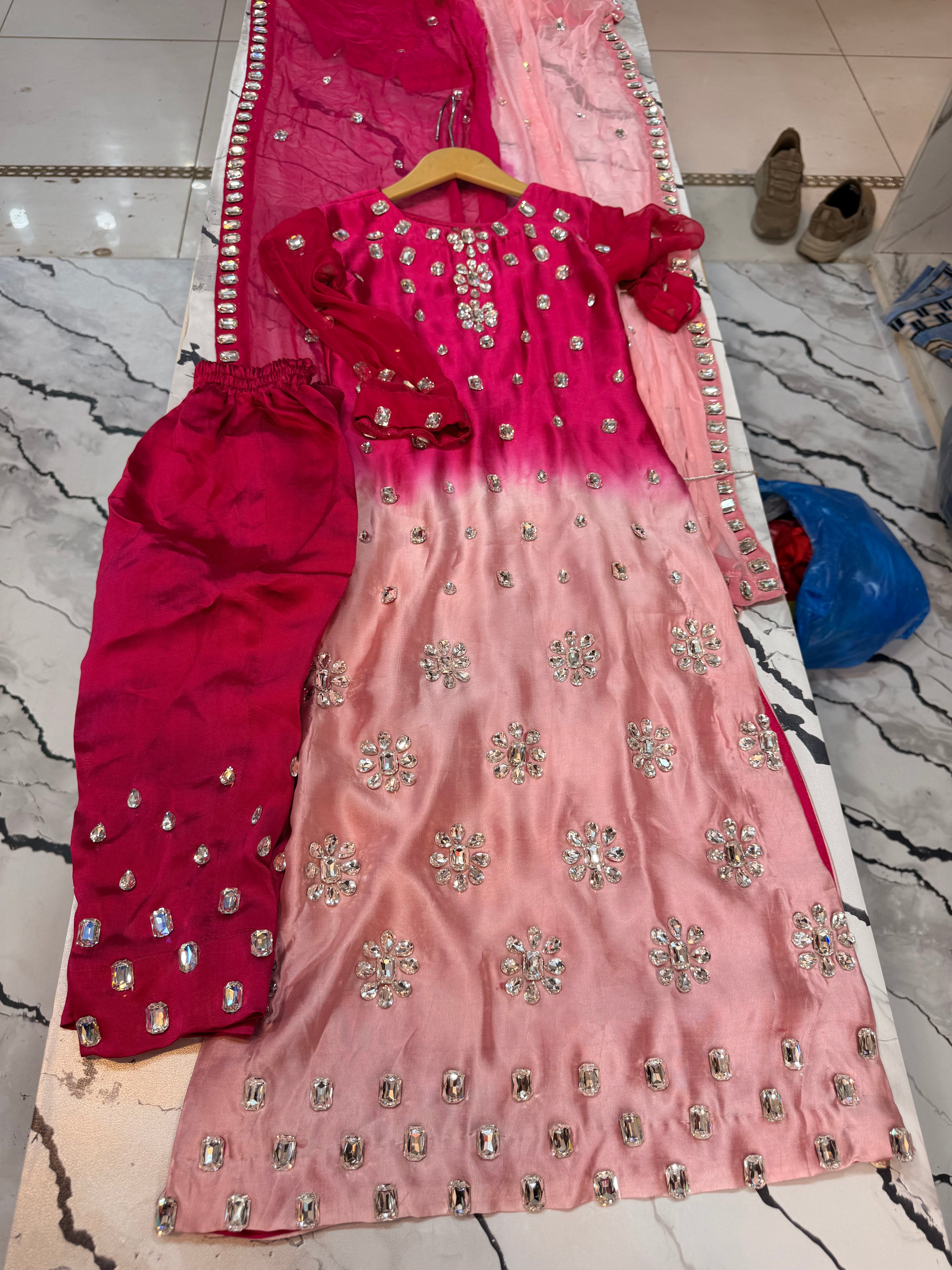 Hand Embellished Dress (unstich)