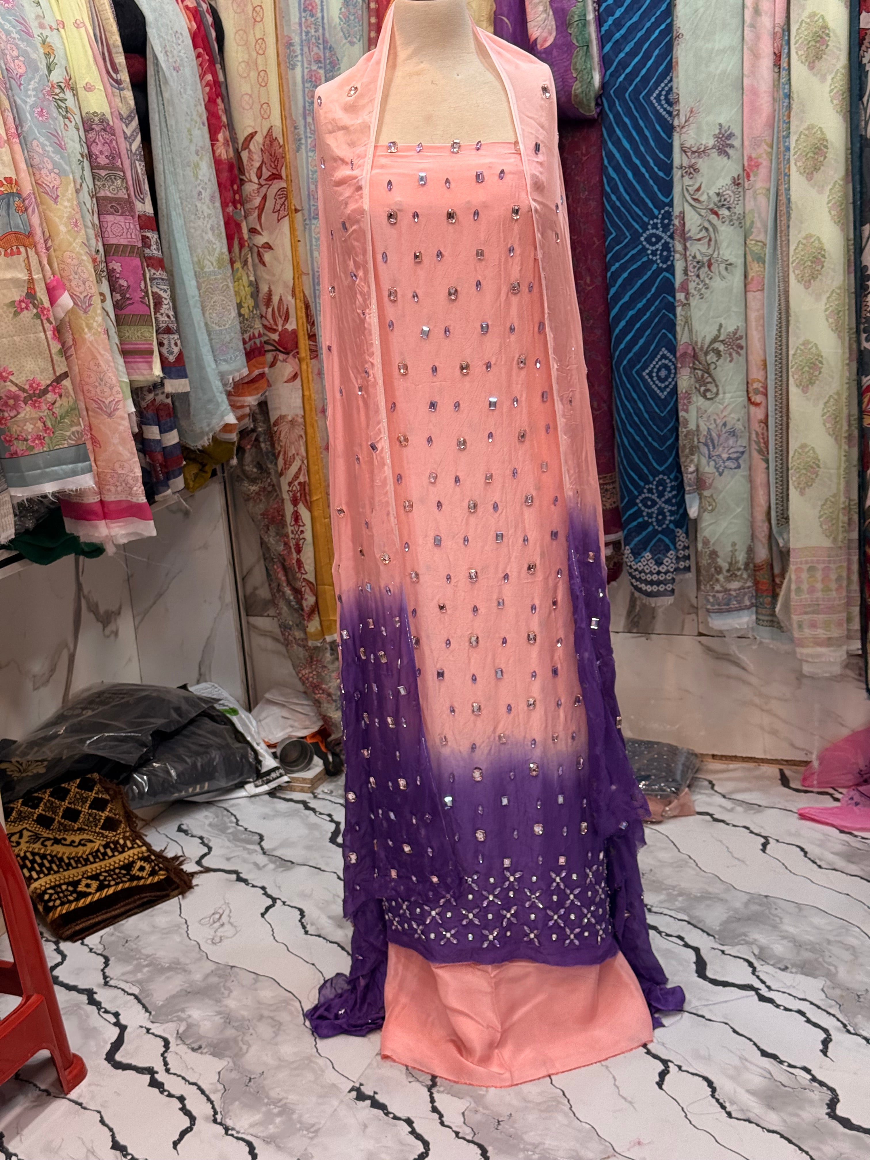 Crystal Embellishment Dress