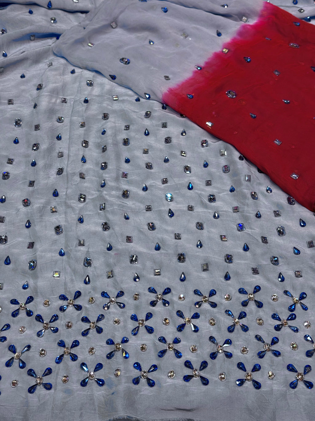 Hand Embellished dress (unstich)