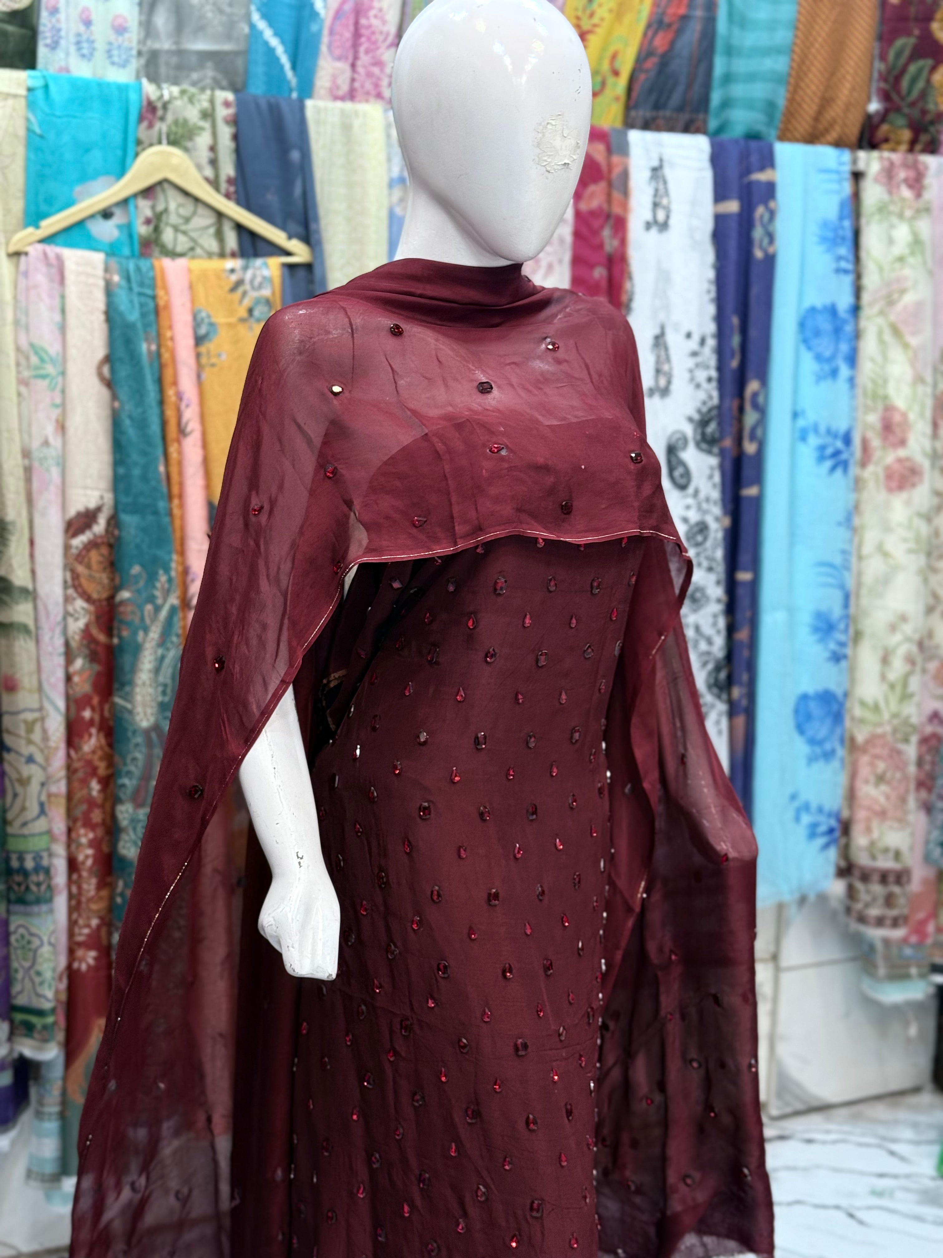 Hand Embelishment Dress (unstich)
