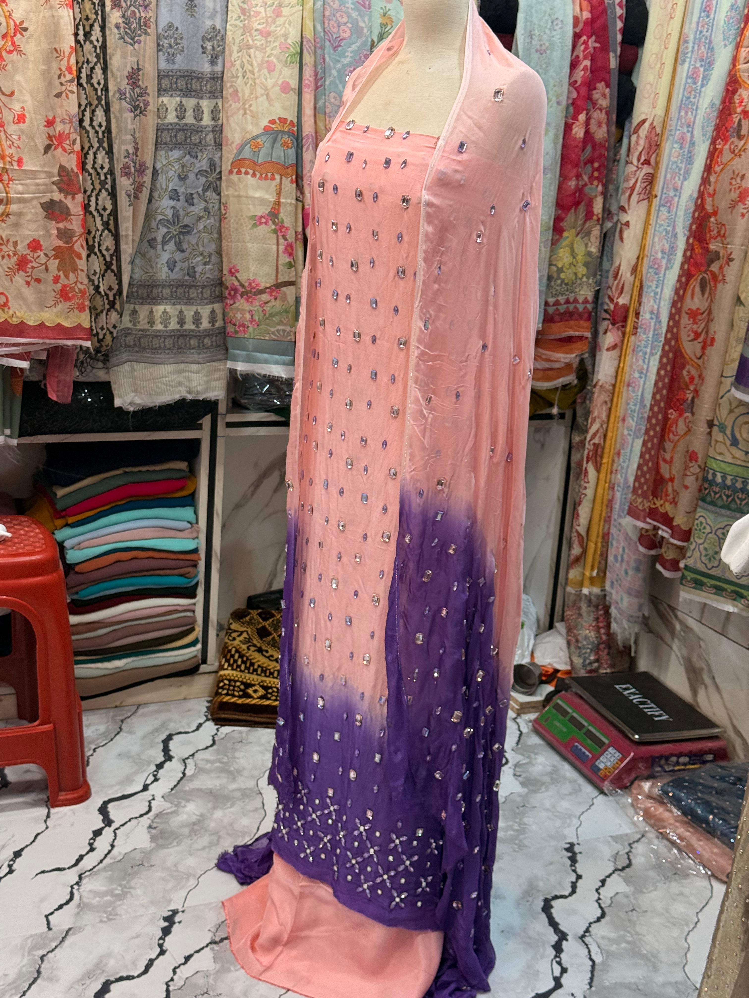 Crystal Embellishment Dress