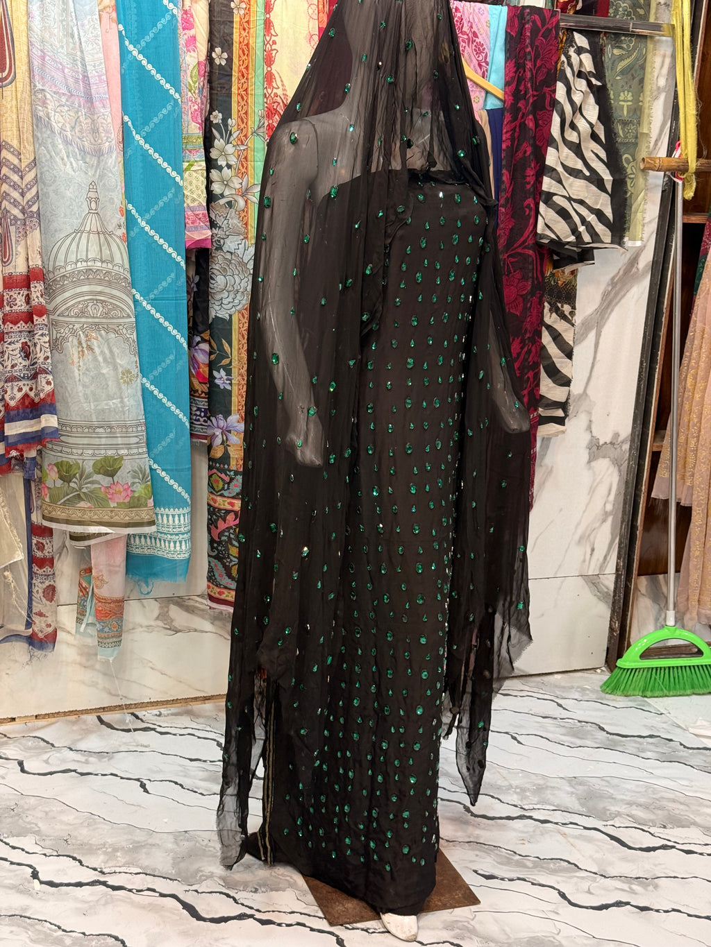 Hand Embellished Dress (unstich)