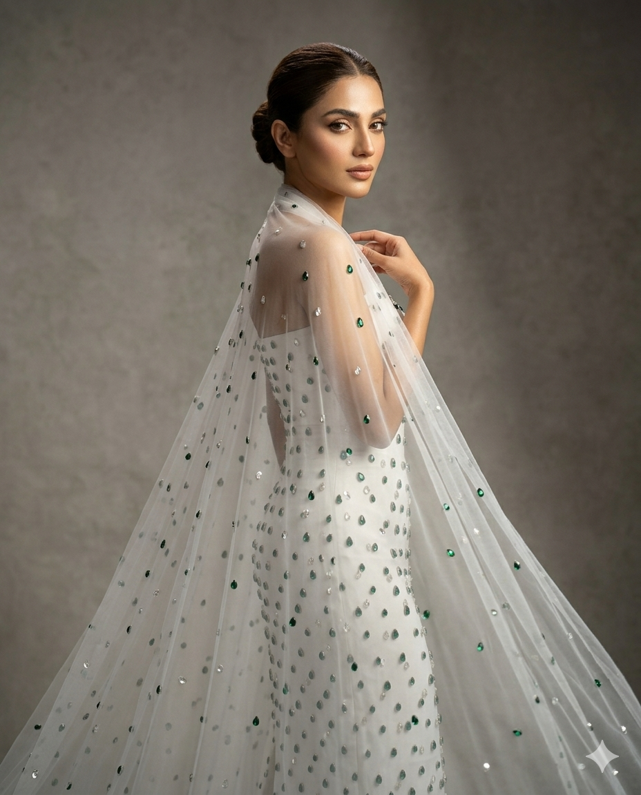 Hand Embelishment Dress (unstich)
