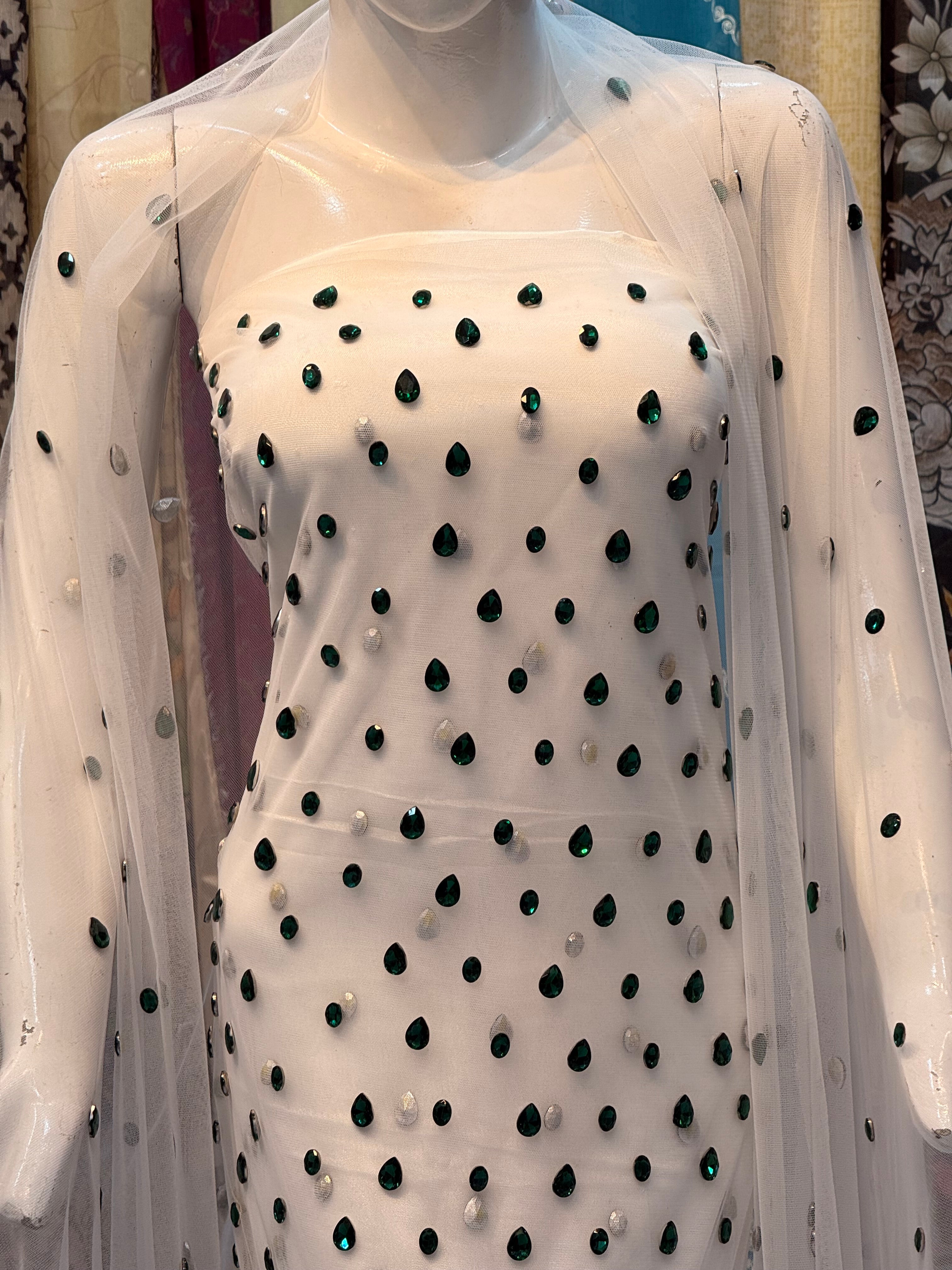 Hand Embelishment Dress (unstich)