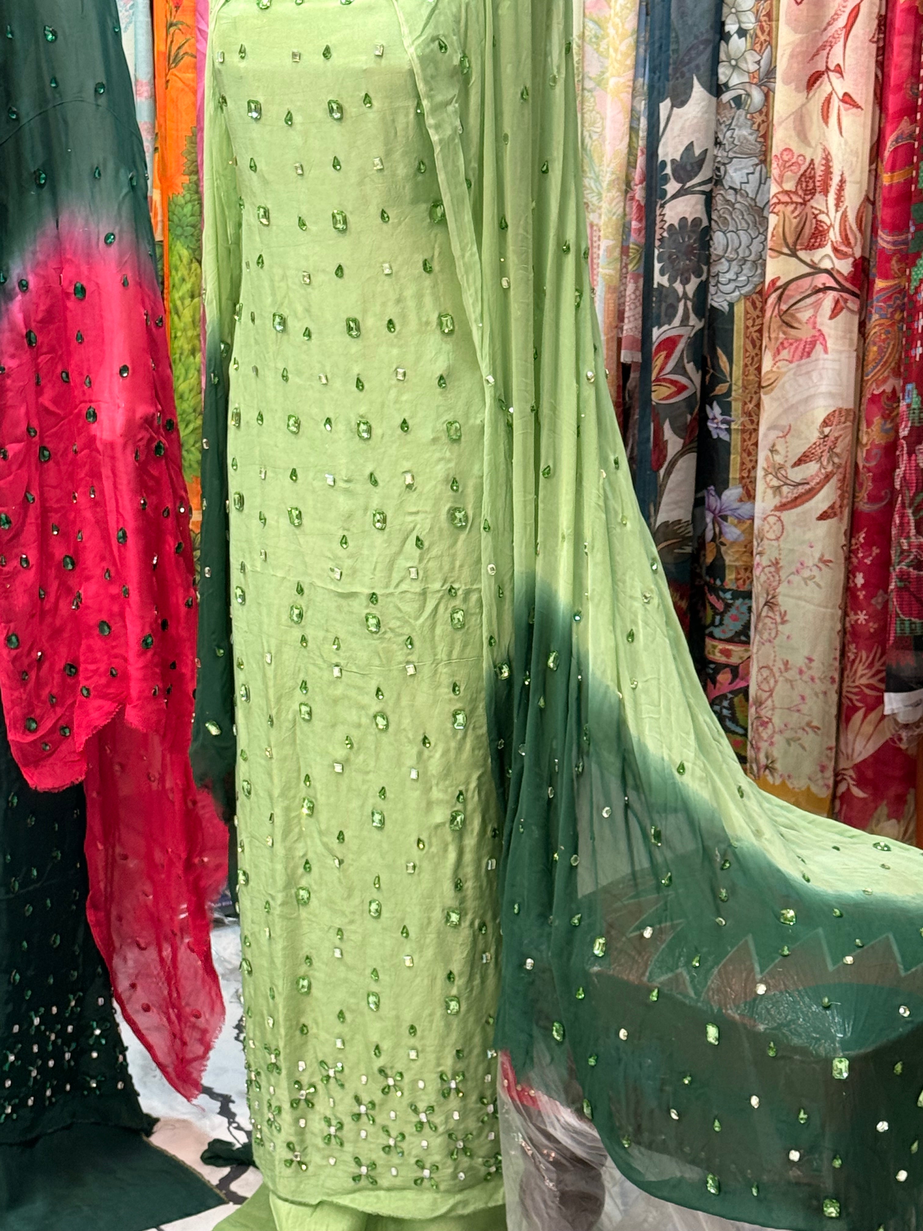 Hand Embellished Dress (unstich)