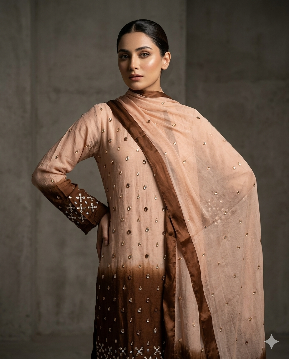 Hamd Embellished Dress (unstich)