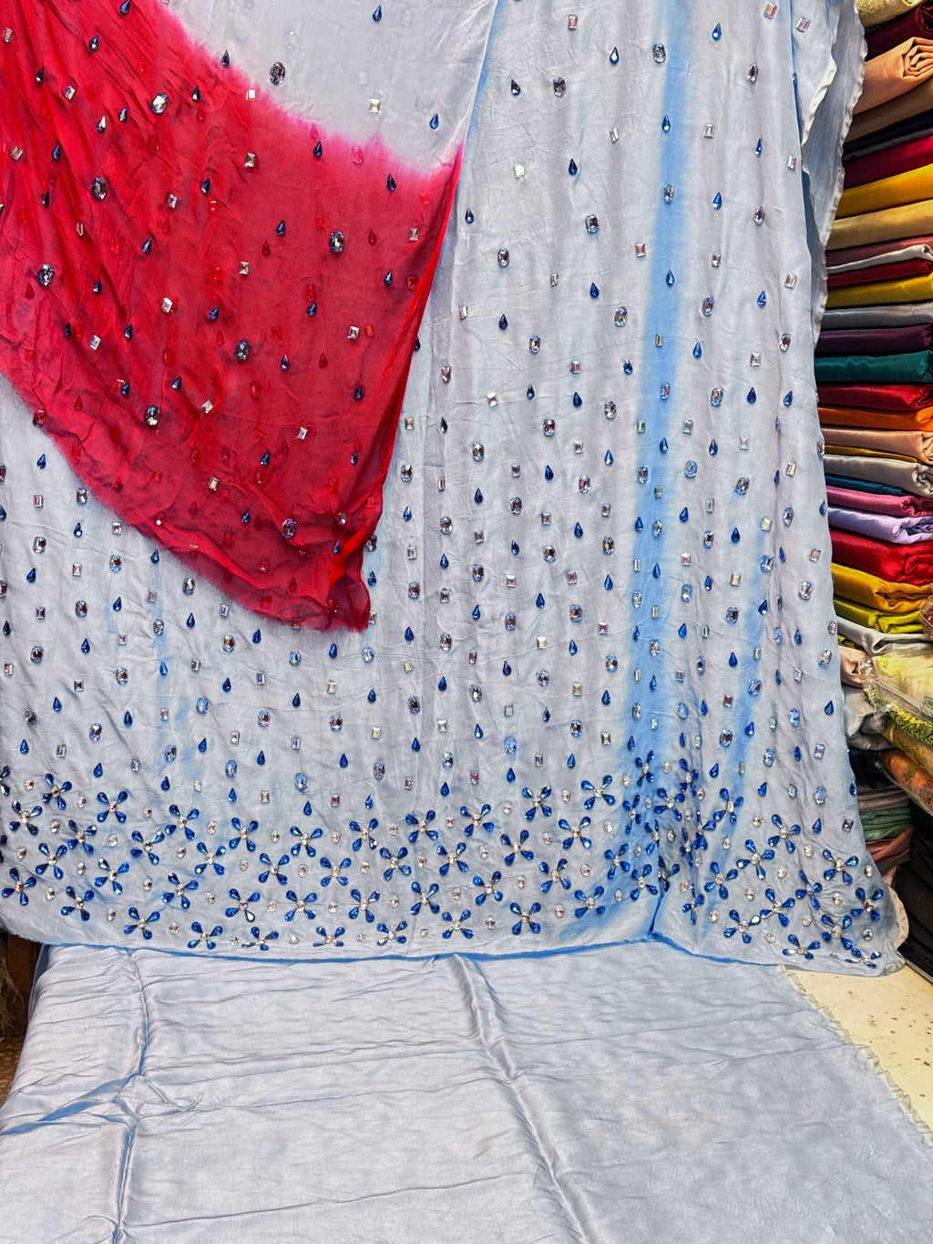 Hand Embellished dress (unstich)